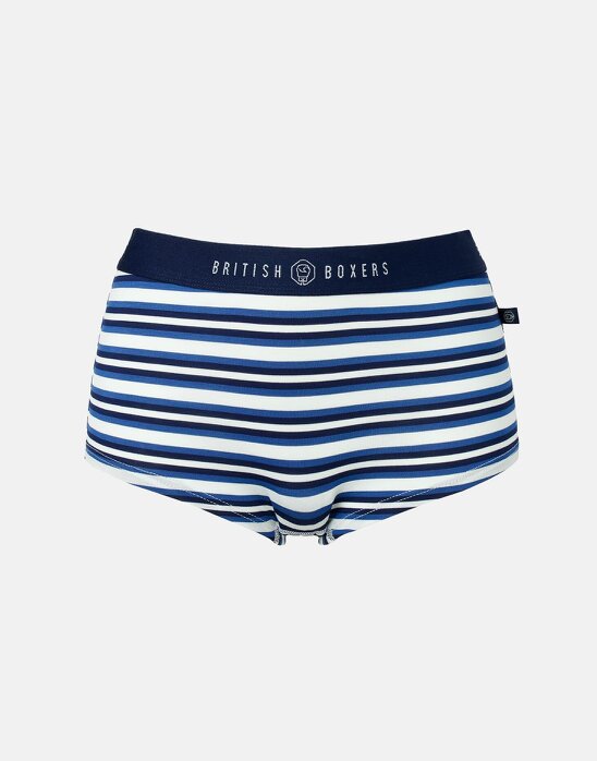 British Boxers Multipack! 4 Pairs of Women's Bamboo Hipster Boxer Briefs – Starry Night