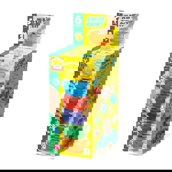 SES Creative Fingerpaint  6 colours x 45ml