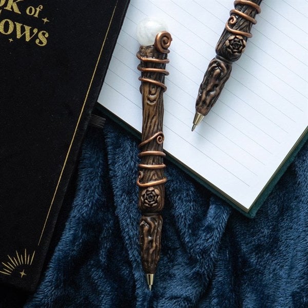 Serano Energy Clearing Aura Quartz Crystal Wand Pen
