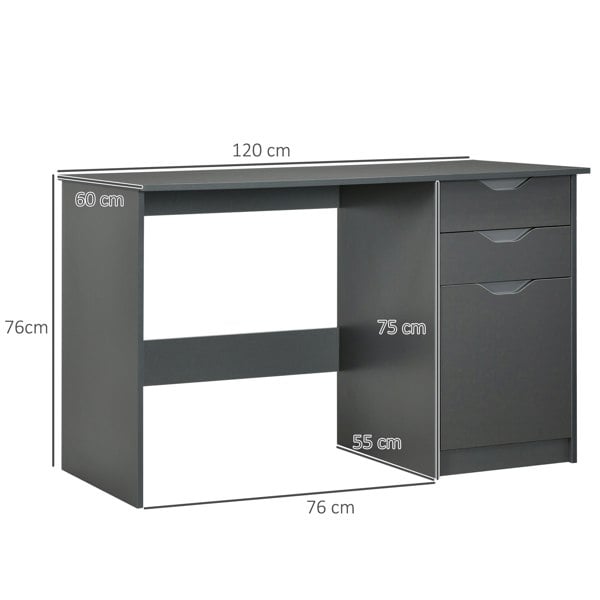 Desk with Shelves