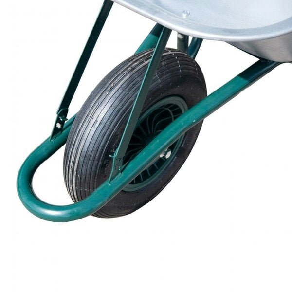 Neo 85L Large Galvanised Wheelbarrow with Pneumatic Tyre