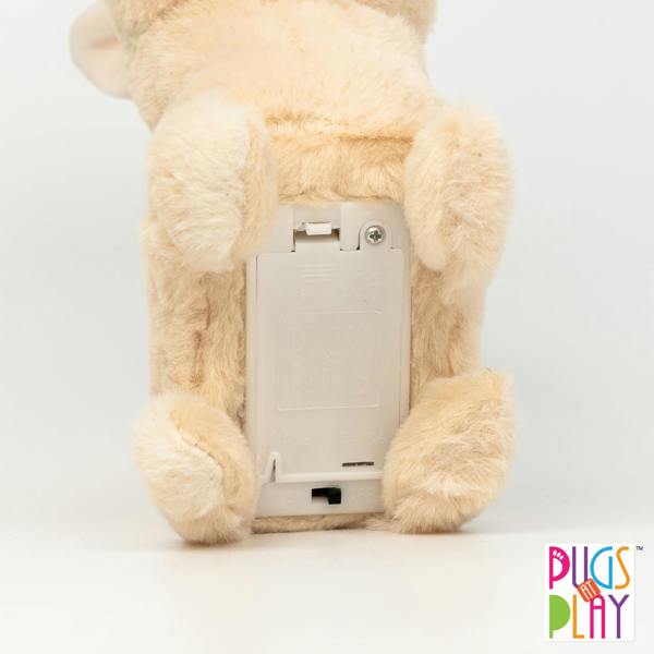 Pugs at Play Sandy Interactive Walking Llama Plush Toy