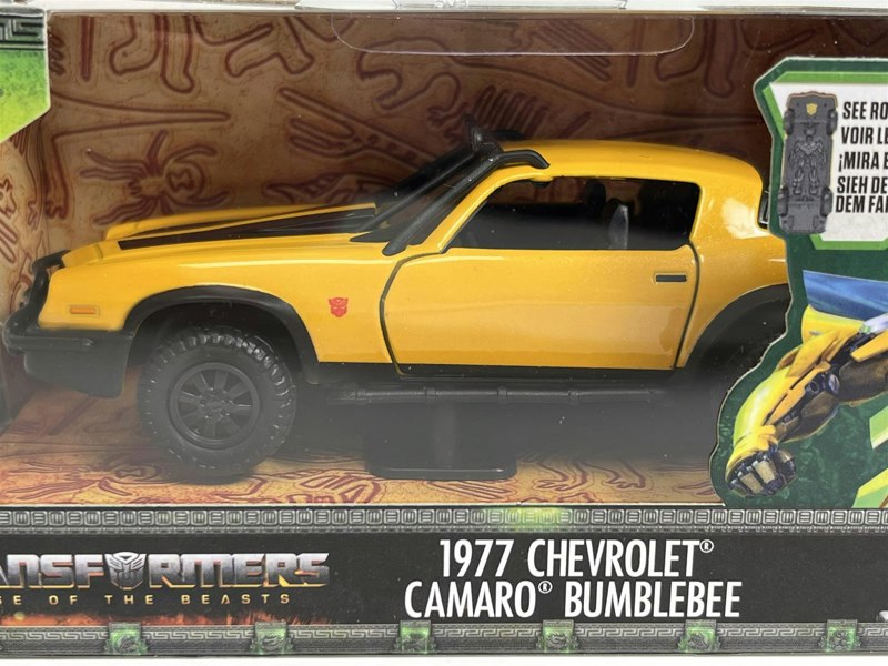 Jada Transformers Rise Of The Beasts 1977 Chevrolet Camaro Bumblebee 1:32 253112008 34258