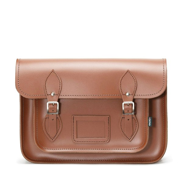 Zatchels Handmade Leather Satchel - Chestnut