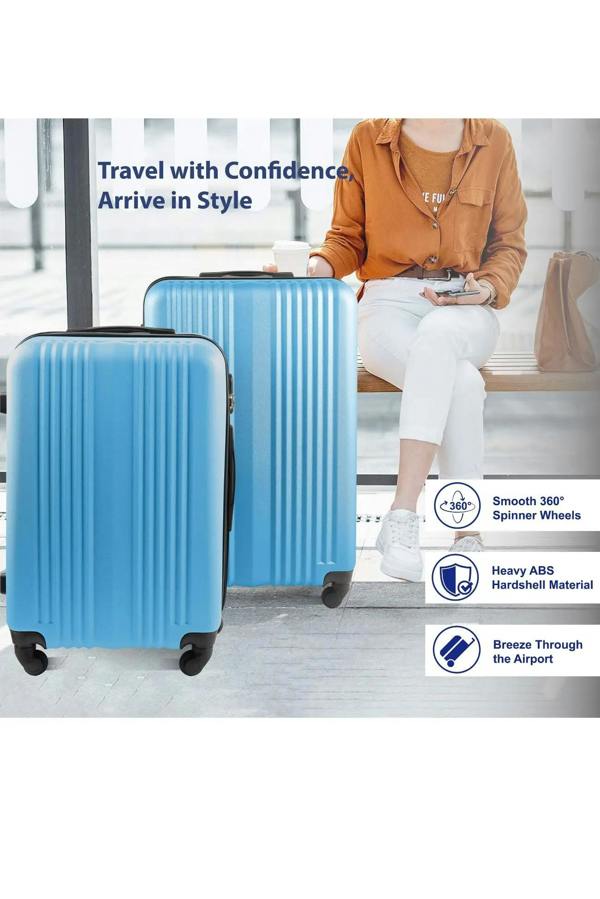 Groundlevel XL Delta Hard Shell 3 Piece Luggage Set