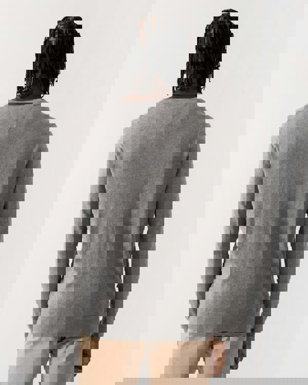 Tommy Hilfiger Core Essential Cotton Crew Mens Sweatshirt - Medium Grey Heather