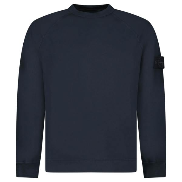 Stone Island Cotton Stretch Ghost Sweatshirt Navy - chancefashionco