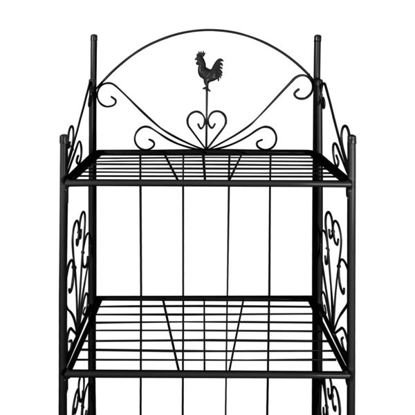 Berkfield Plant Rack Square Black