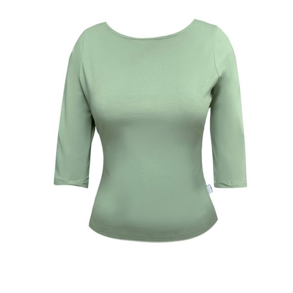 Frock Tales Primrose Top With Bow In Sage