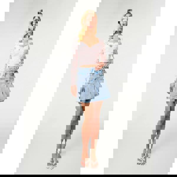 Pink Vanilla Long Sleeve Lace Top