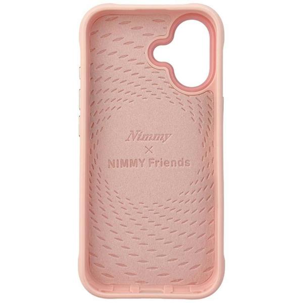Nimmy Friends Nimmy Big Eye Cute Pet Bischon Fraise Dog Case with MagSafe for iPhone 17 6.3" Pink - N-XDY-IP17-02-A