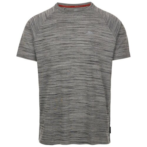 Trespass Mens Leecana TP75 T-Shirt - Grey Marl - Grey Marl - 100% Polyester