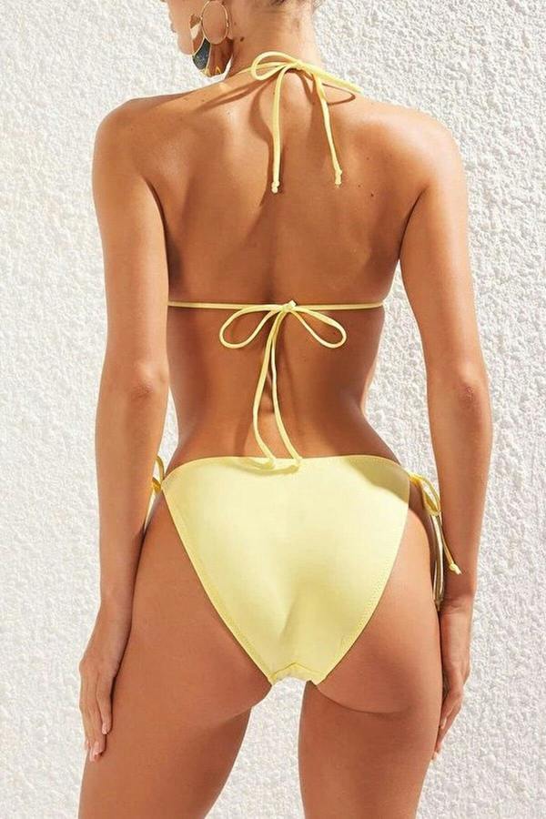 WOVCOR Triangle Covered Premium Star Accessory Regular Bikini Set