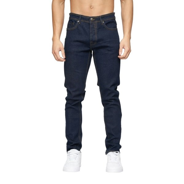 Crosshatch Mens Buraca Slim Jeans - Indigo