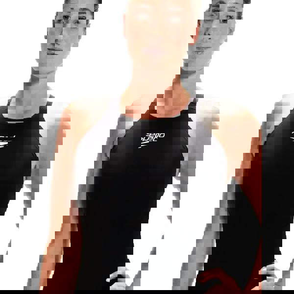 Black Speedo Fastskin LZR Ignite Kneeskin with high neckline