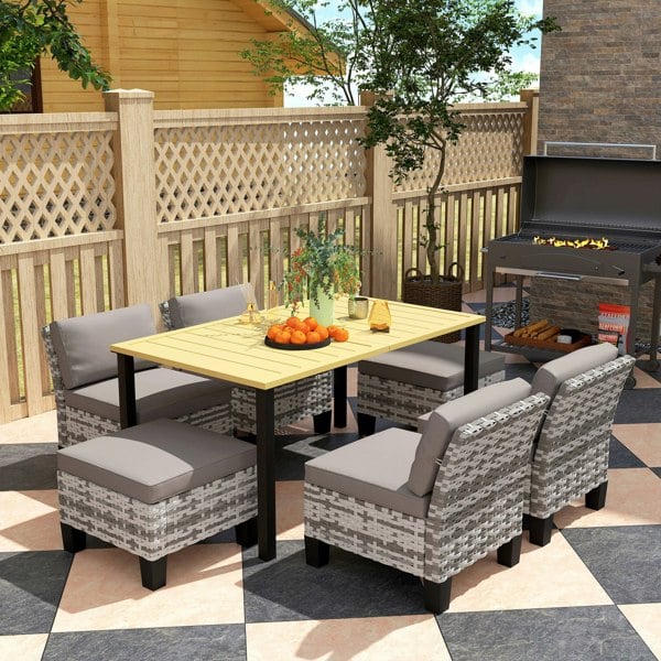 Rattan Dining Set