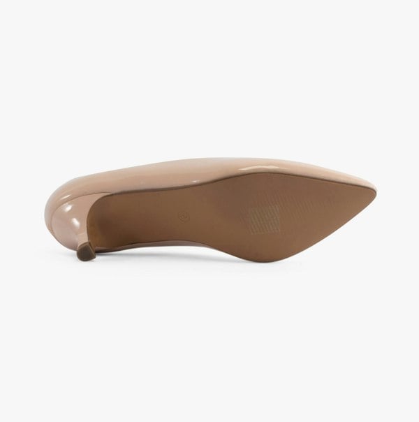 Comfort Plus TEXAS Womens Shoes Nude - Patent