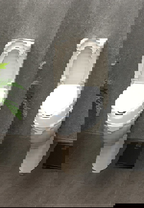 Aidapt 4 Inch Raised Toilet Seat lid