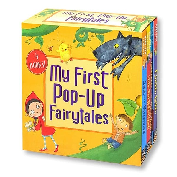 My First Pop-Up Fairytales 4 Book Set (Chicken Licken, Little Red Riding Hood & More)