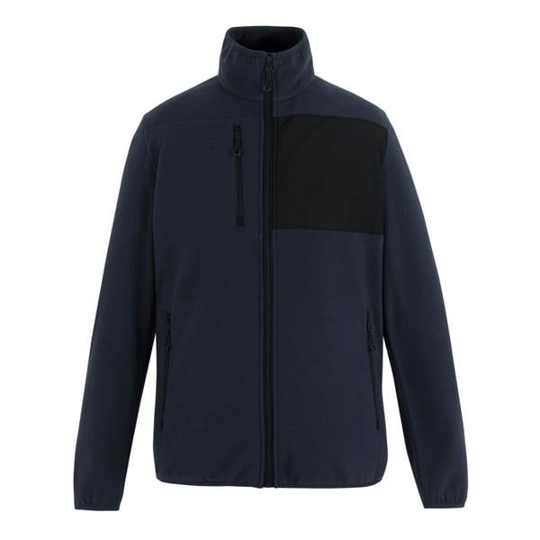 Regatta Mens Active Microfleece Printable Jacket - Navy/Black - 