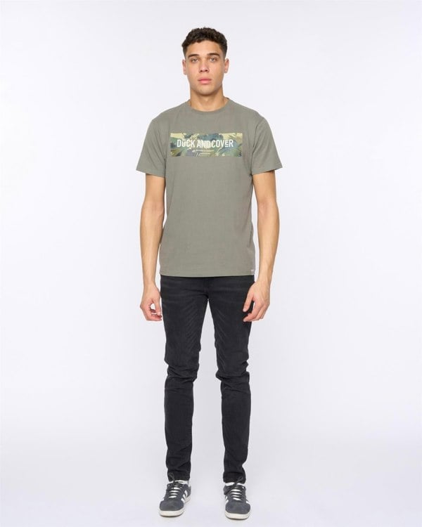 Duck and Cover Wayfirth T-Shirt - Olive