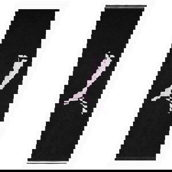 Puma Team Logo Microfibre Towel - Black/White