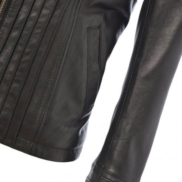 Ashwood 'Infinity' Mandarin Collar Leather Jacket: AWL-710