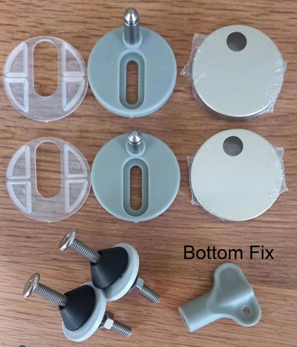 RTS Top Fix White Soft Close Toilet Seat w/ Quick Release Hinges