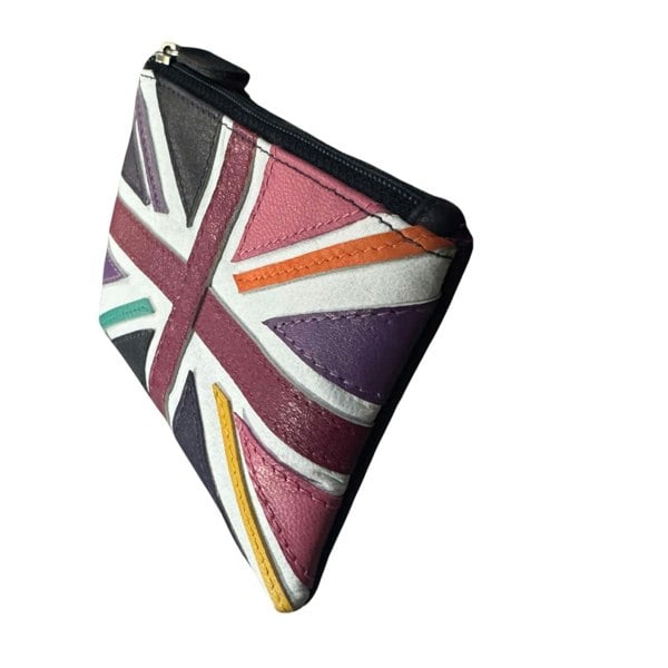 Mala Leather Union Jack RFID Coin Purse