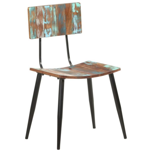 Berkfield Dining Chairs 2 pcs Solid Reclaimed Wood