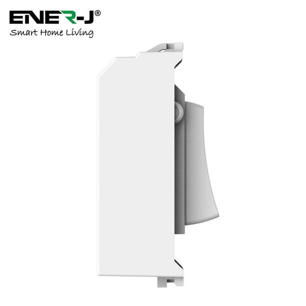 ENER-J 1 Gang Wireless Kinetic Switch Style, White Body (ECO Series)