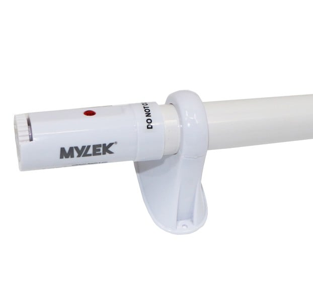 Mylek Tubular Heater 135W - 1050mm - Low Energy Tube - Built in Thermostat And Mounting Brackets Greenhouse, Garage, Caravan