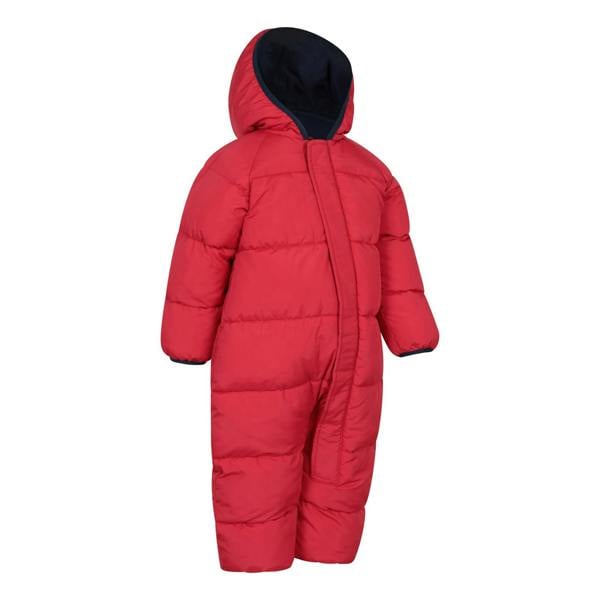 Mountain Warehouse Childrens/Kids The Frosty Junior Babysuit - Dark Red - 