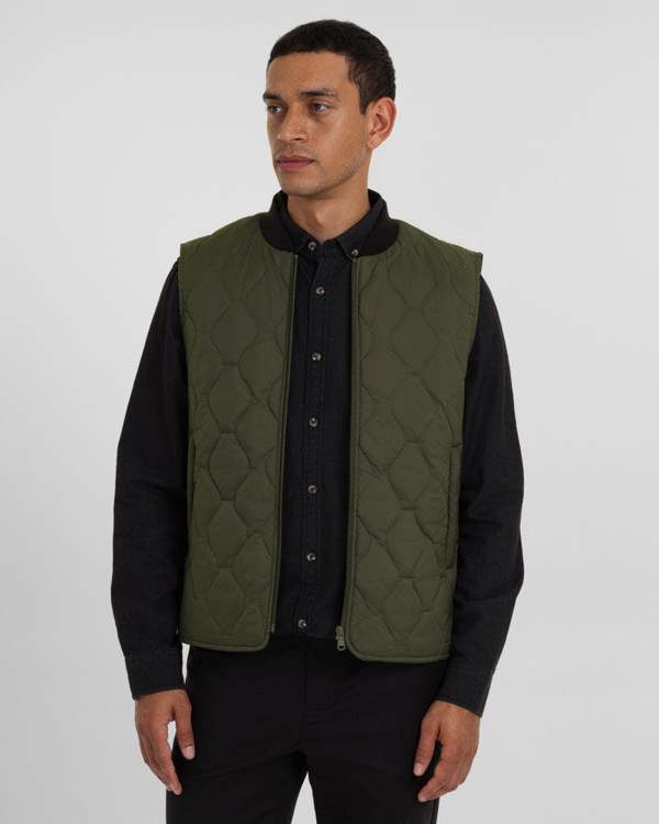 Steel & Jelly Men’s Addington Onion Quilted Gilet