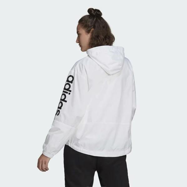 Adidas Ess Women's Oversized Windbreaker Jacket White