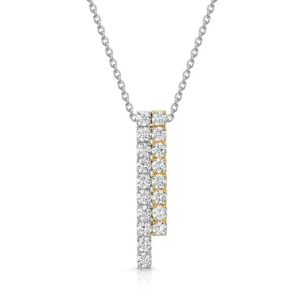 Sarah Layton Diamond Skyline Pendant, 1.50ct - 18ct White & Yellow Gold