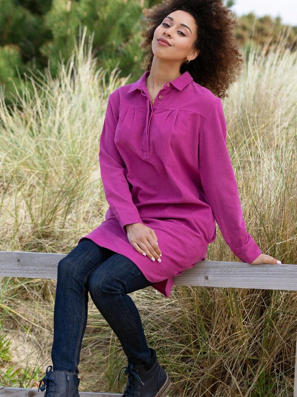 Kite Organic Mapperton Cord Dress Berry