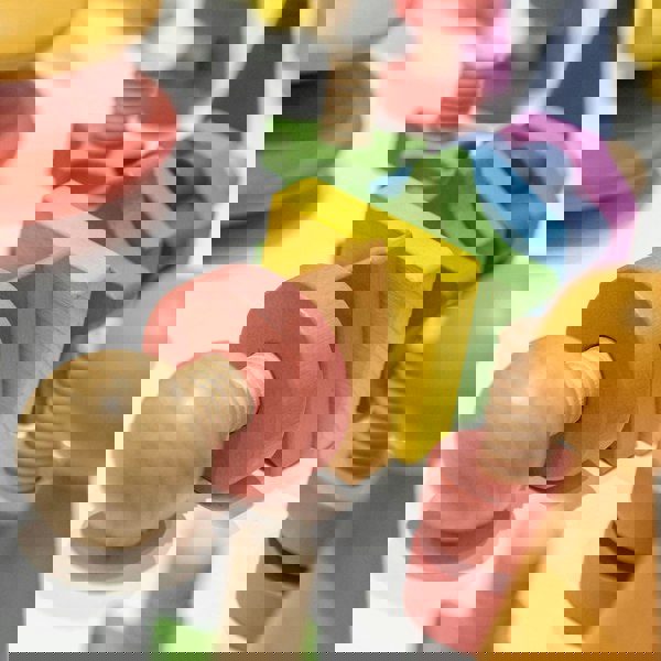 tickit Rainbow Wooden Shape Twister