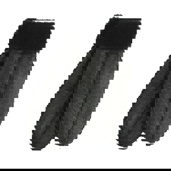 Eastern Counties Leather Womens Nappa Leather Mittens - Black