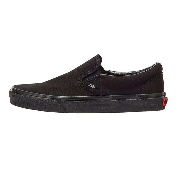 Vans Classic Slip on Womens Black Canvas Trainers