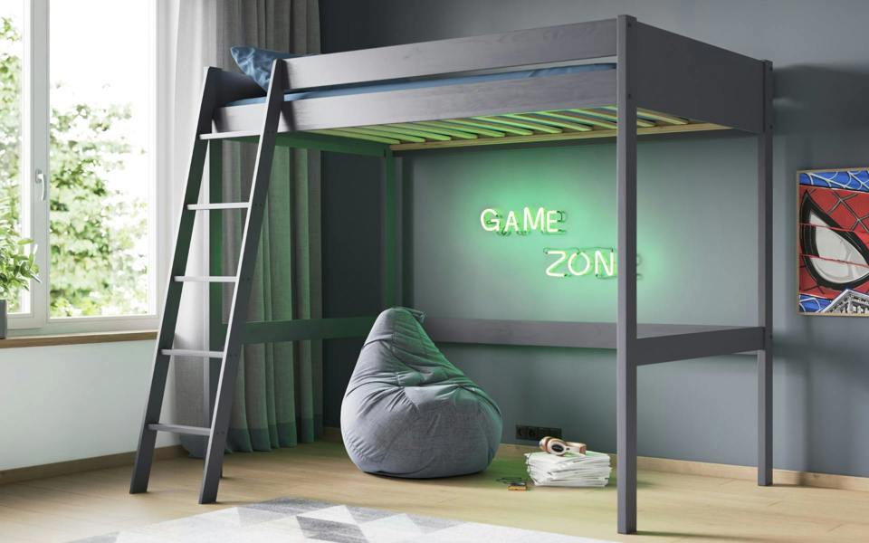 Noomi Tera Solid Wood Small Double High Sleeper (FSC-Certified)