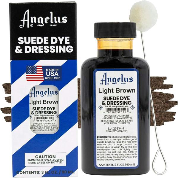 Angelus Suede Dye and Dressing - Restore and Protect Delicate Suede 3oz
