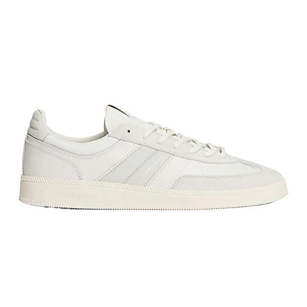 Tommy Jeans Unisex Adult Greenwich Leather Shoes - Ecru/Grey - 