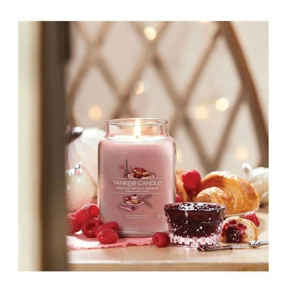 Yankee Candle Signature Parisian Holiday Brunch Large Jar Pink 567g