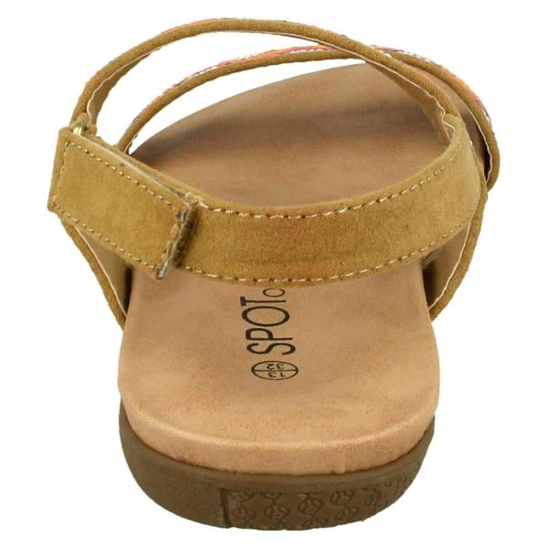 Spot On Girls Spot On Flat Aztec Slingback Sandals