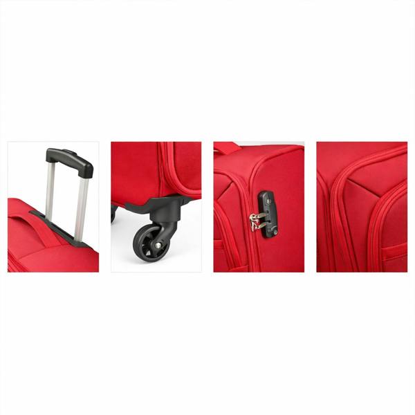 Dragodirect 19 Inch Roller Suitcase Compact Travel Luggage Bag