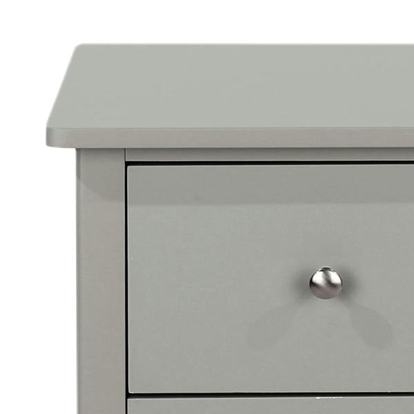 Core Products Set of 2 Como Grey 2-Drawer Bedside Cabinets