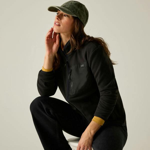 Regatta Womens/Ladies Frankie Full Zip Fleece - Black - 