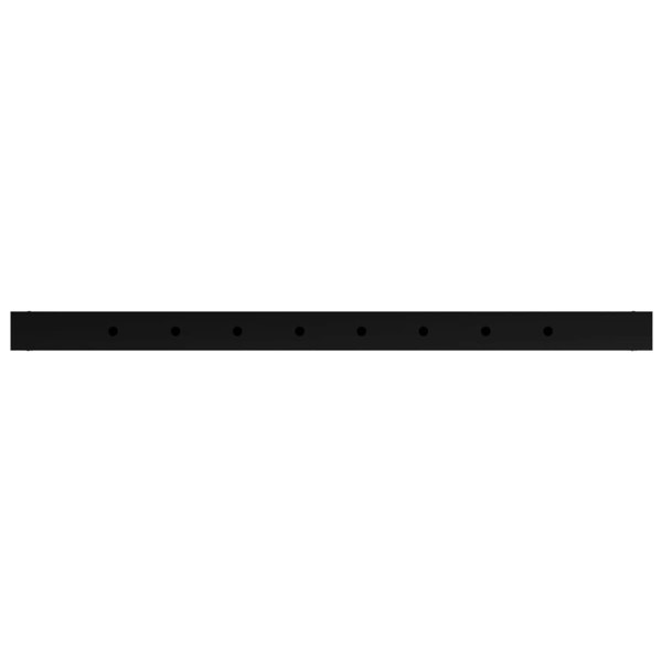 Berkfield Adjustable Work Bench Frames 2 pcs Metal 85x(69-95.5) cm Black
