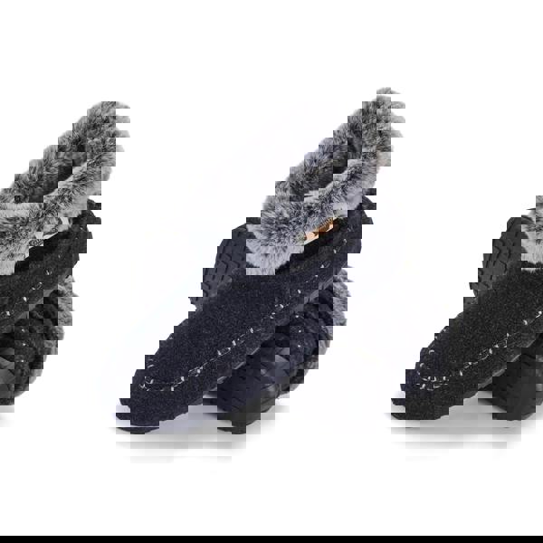 Gumbies Ossa Men's Slipper Boots - Navy & Grey